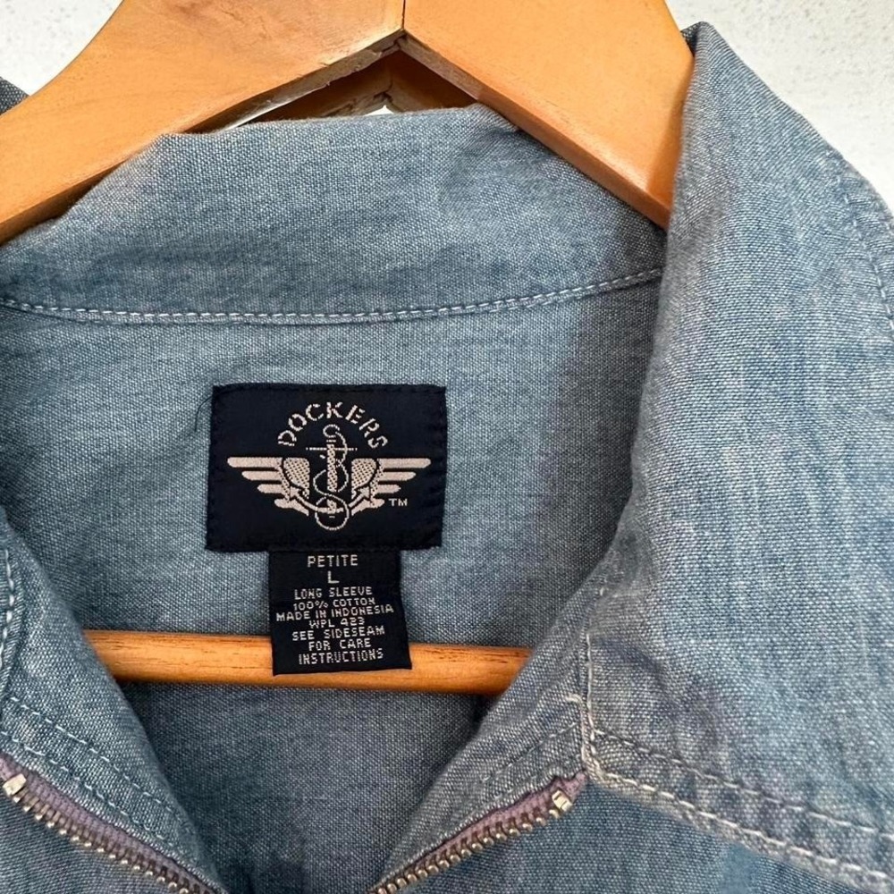 Dockers Denim Zip Up Jacket